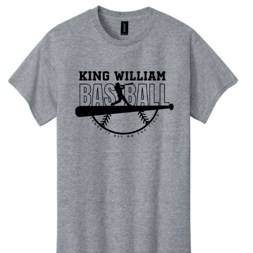 King William Baseball - Grey - Short Sleeve