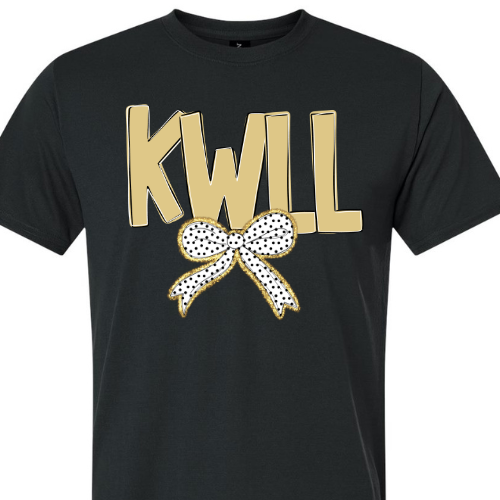 KWLL Bow - Black SHORT SLEEVE