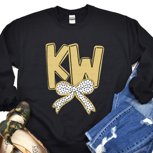 KW Bow- Gildan Crewneck Sweatshirt