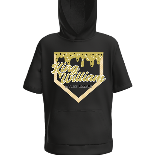 KW Drip- Sport-Wick® Fleece Short Sleeve Hooded Pullover