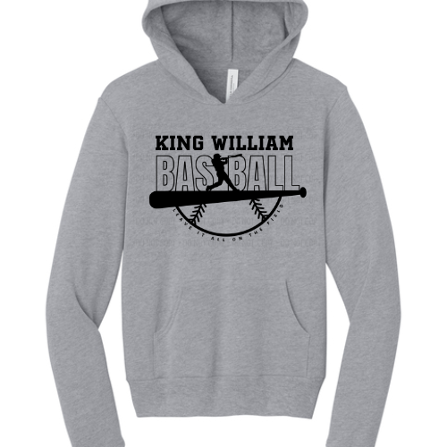 King William Baseball-Grey Sweatshirt