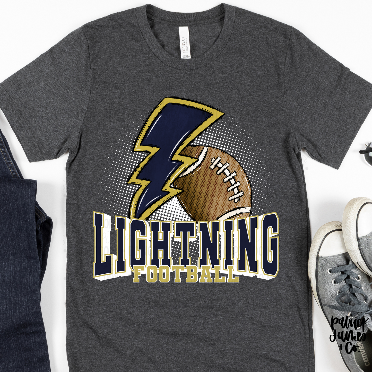 Lightning- Heather Dark Grey- SWEATSHIRT