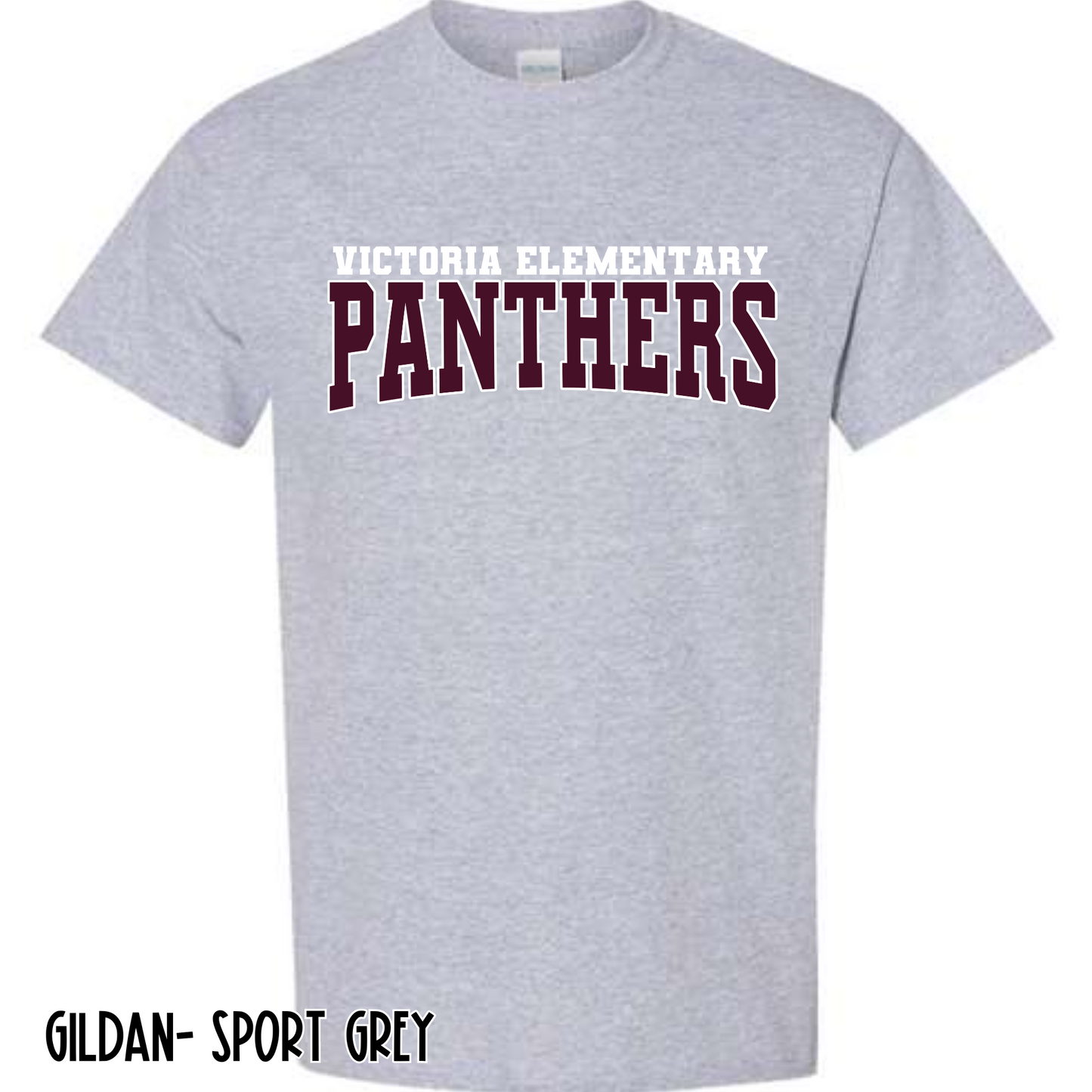 Varsity Panthers- Grey Short Sleeve