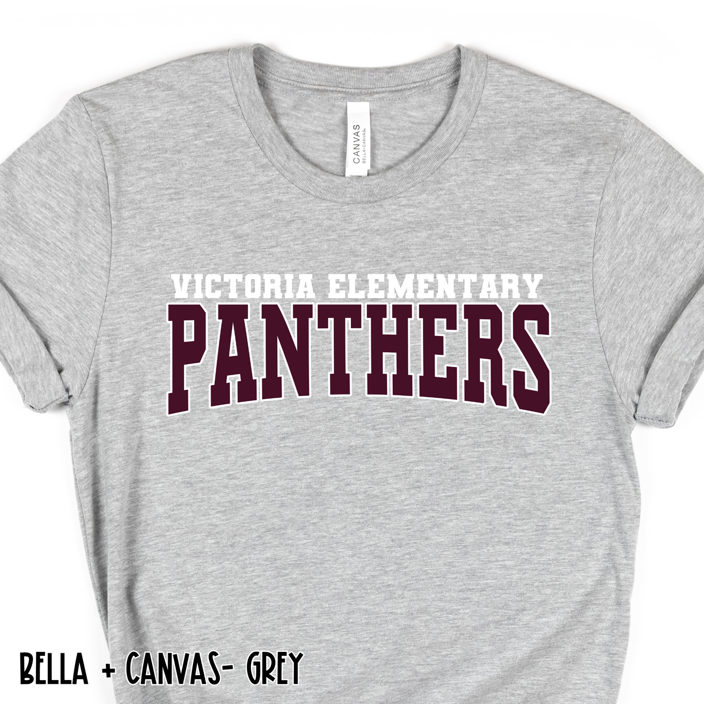 Varsity Panthers- Grey Short Sleeve