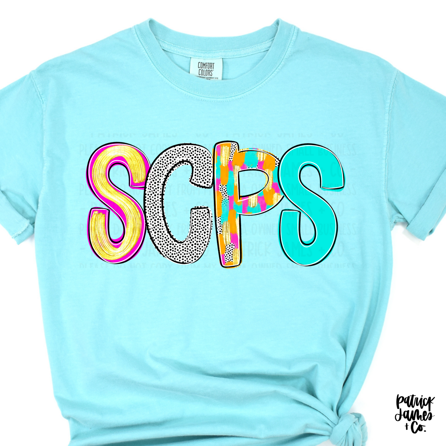 Preppy Alpha SCPS Teal Short Sleeve