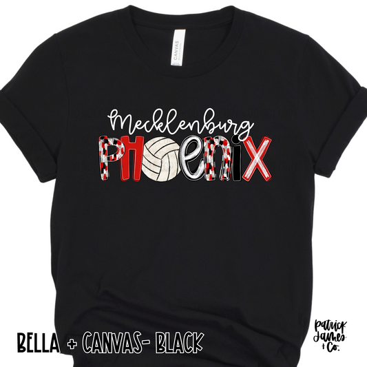 Phoenix Volleyball - Black Long Sleeve