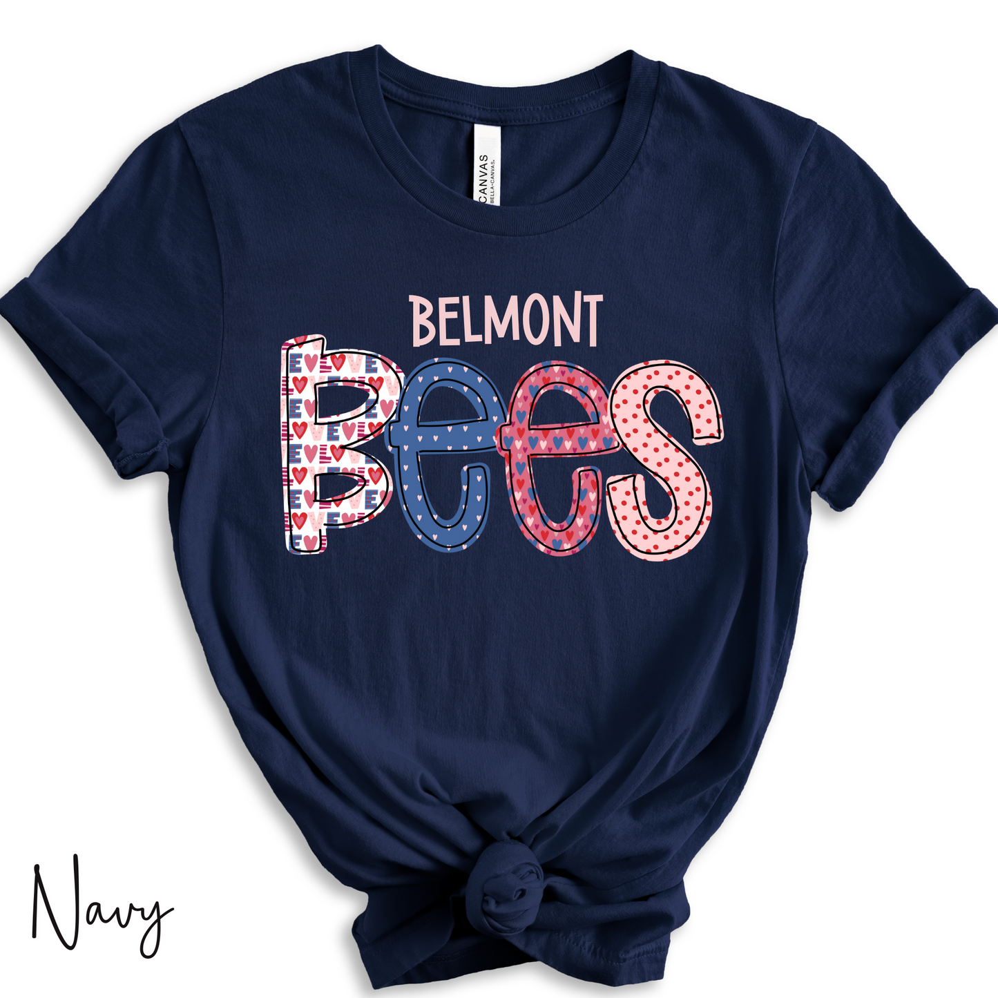 Belmont Bee's Valentine's Spirit Wear- SHORT SLEEVE