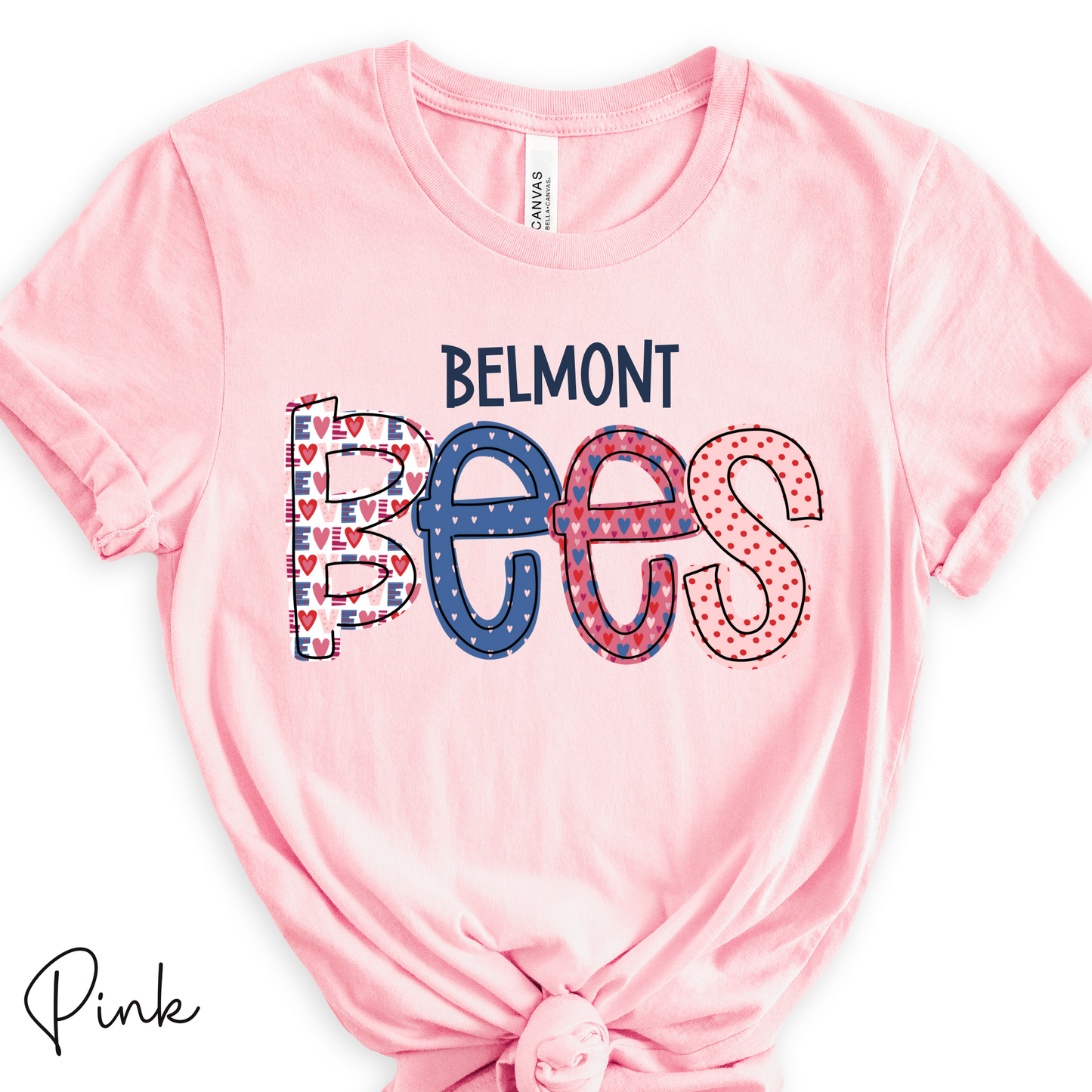 Belmont Bee's Valentine's Spirit Wear- SHORT SLEEVE