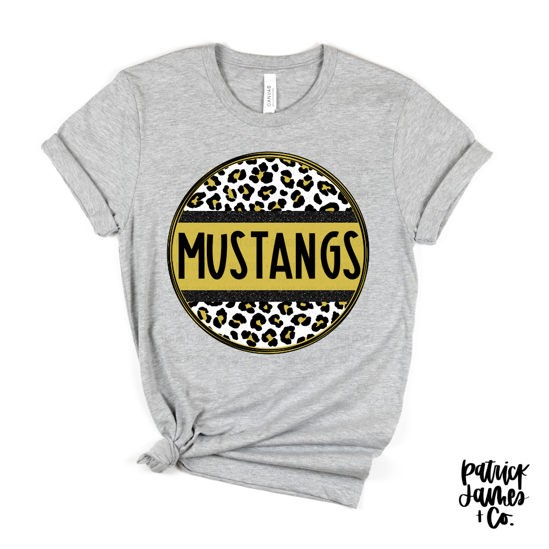 Mustang Leopard Circle