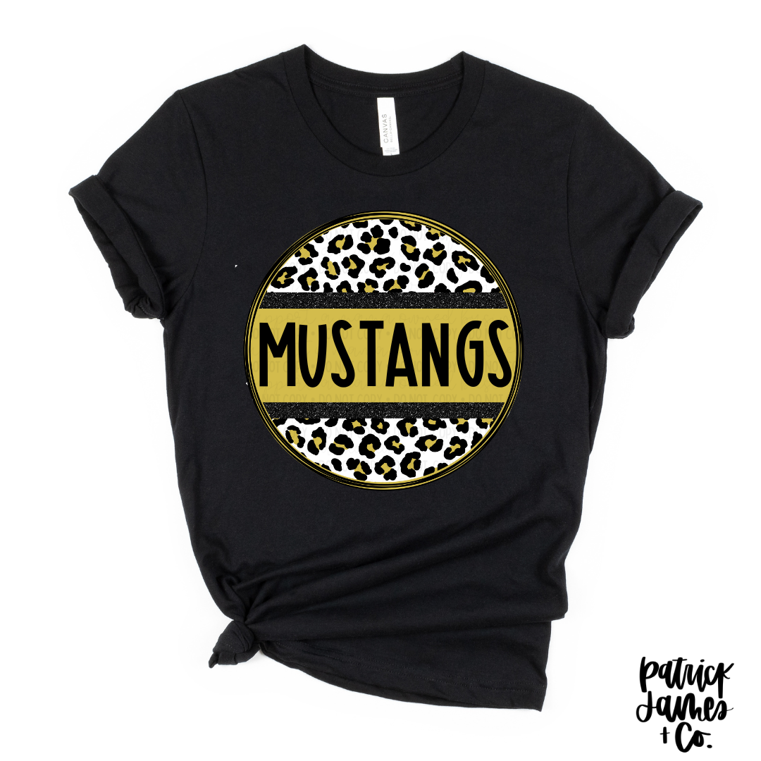 Mustang Leopard Circle