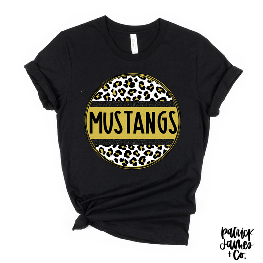 Mustang Leopard Circle
