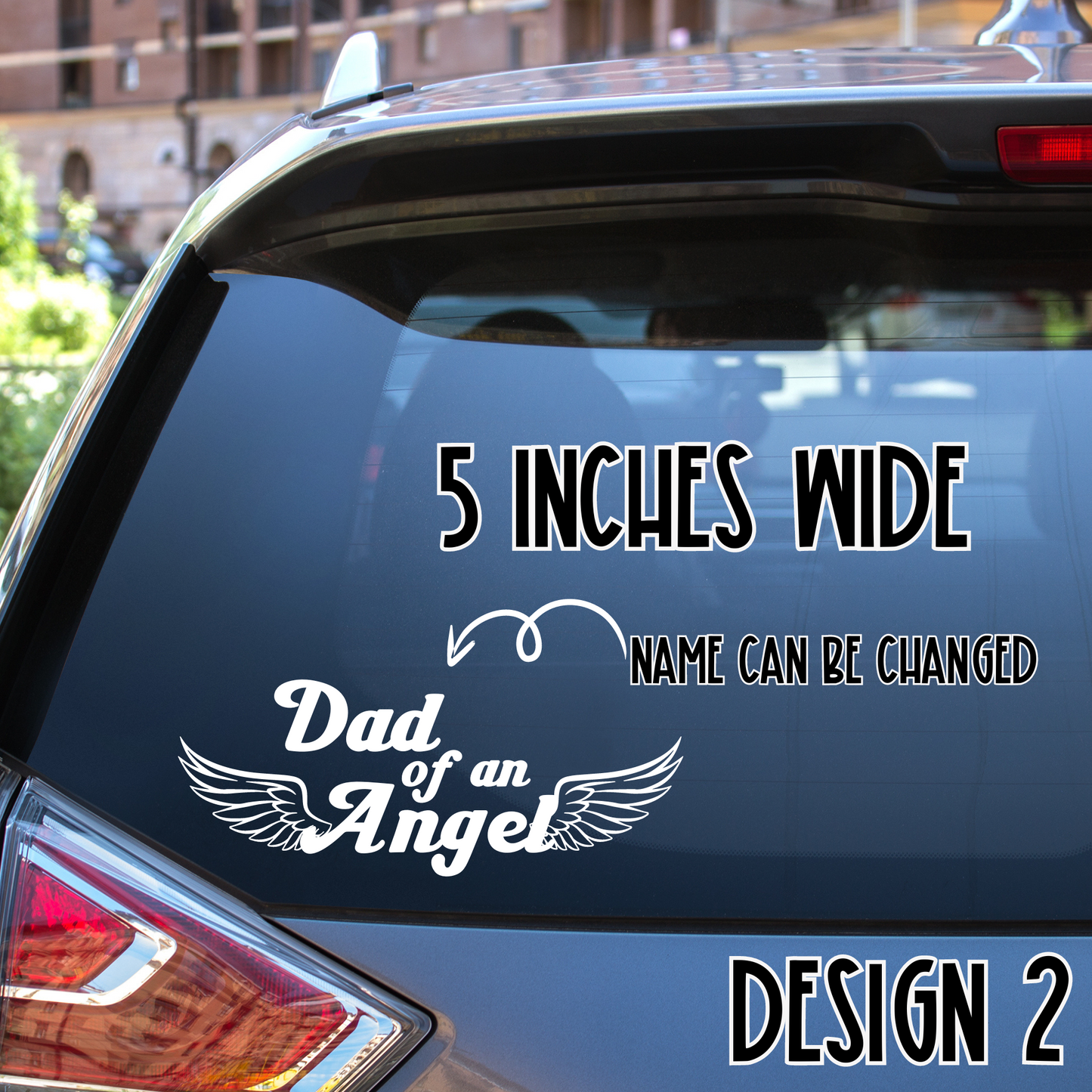 Angel Car Decal