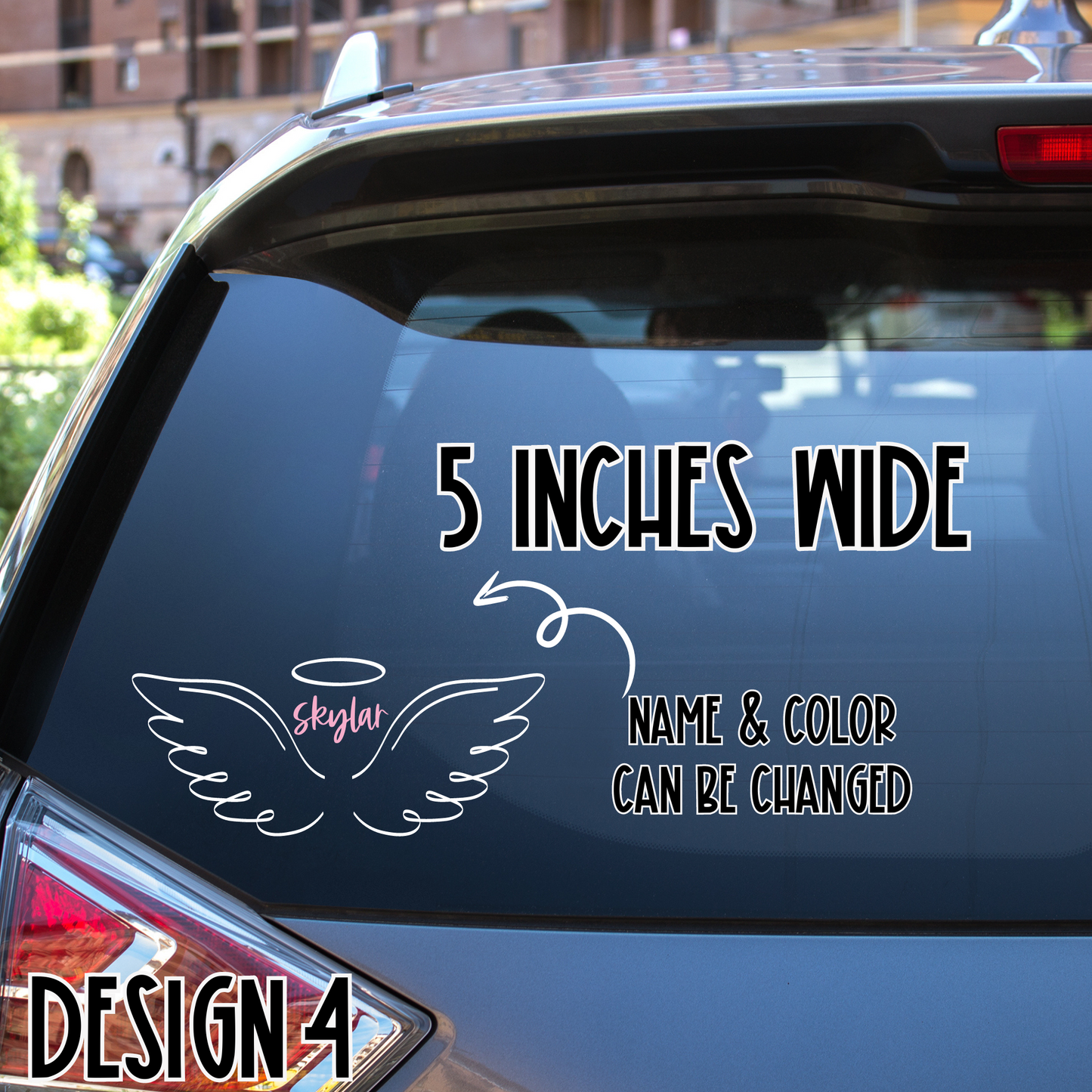 Angel Car Decal