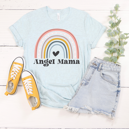 Angel Mama Rainbow- Heather Prism Blue