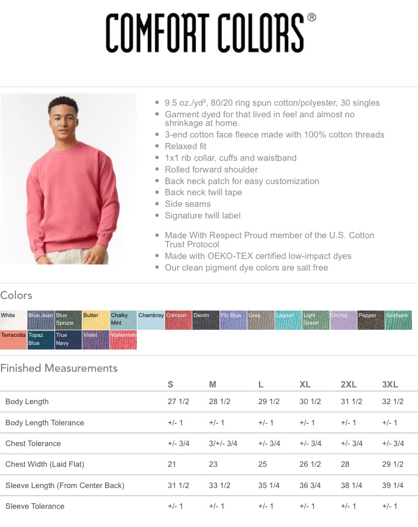 Varsity Kerr-Vance- Orange Design- SWEATSHIRTS