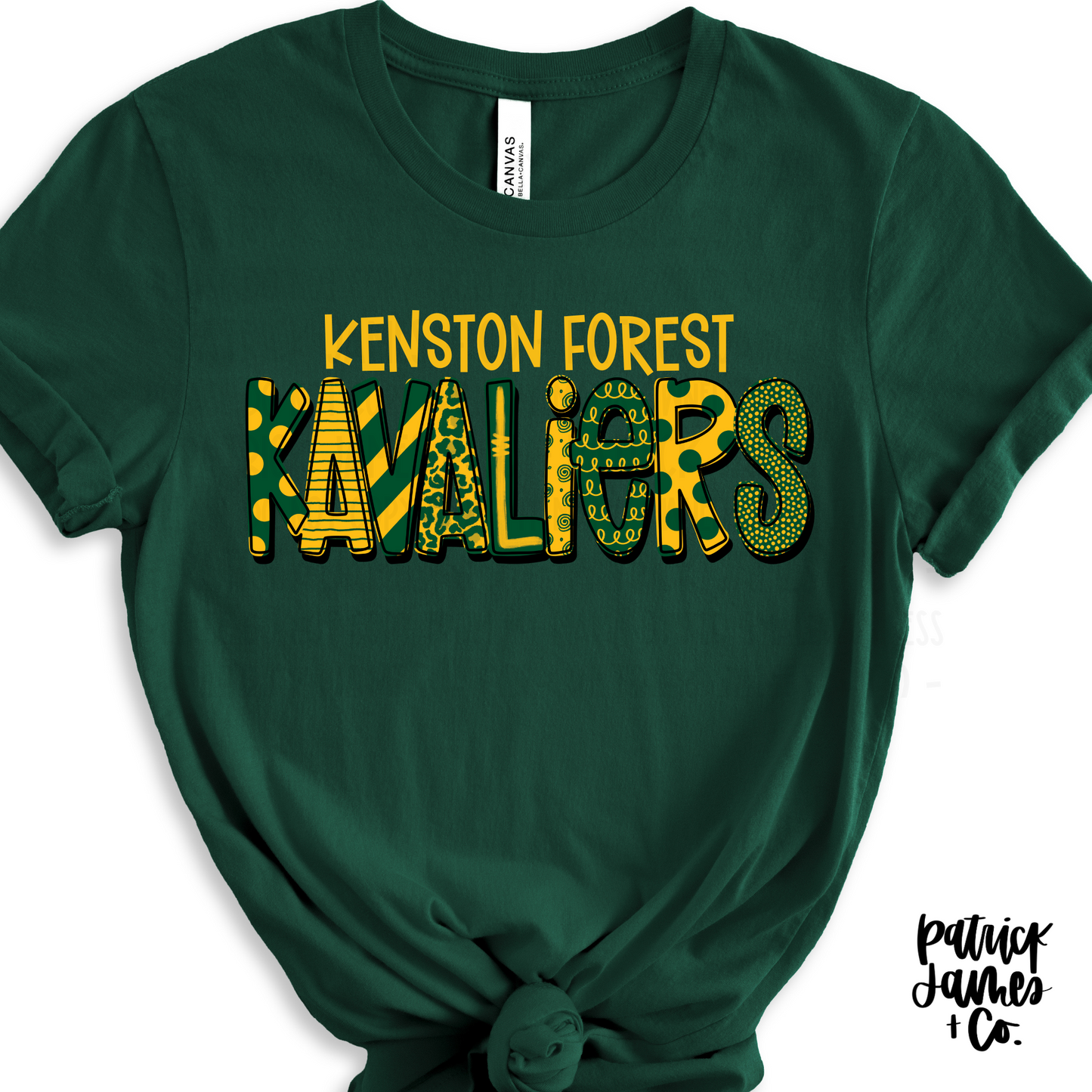 Kavaliers Fun Alpha- Bella + Canvas Forest