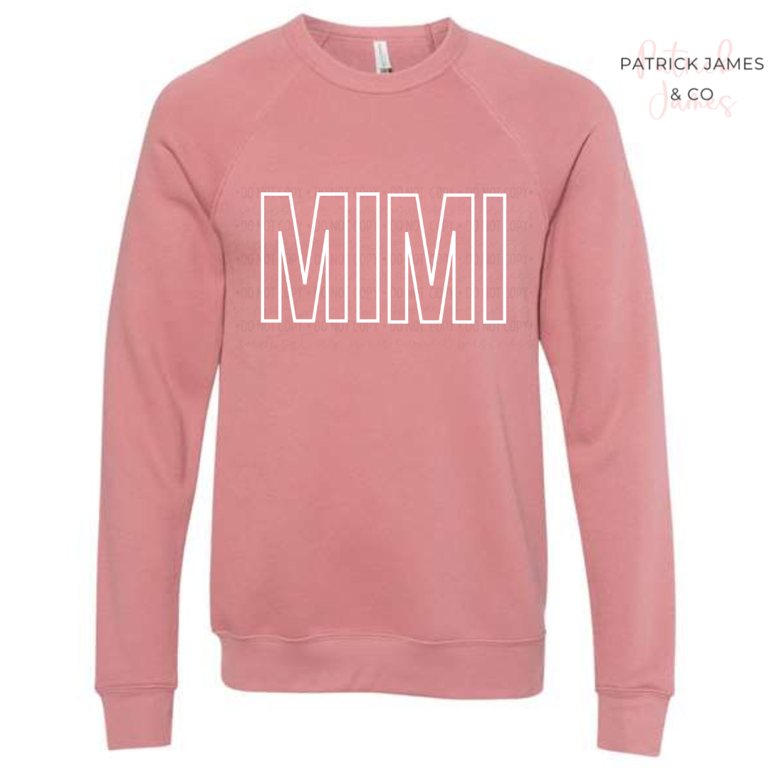 Mimi Outline Crewneck Sweatshirt