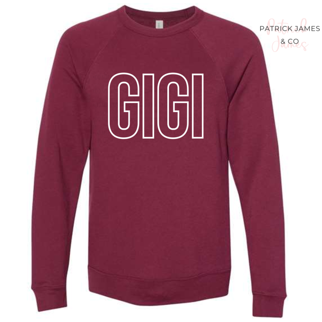 Gigi Outline Crewneck Sweatshirt