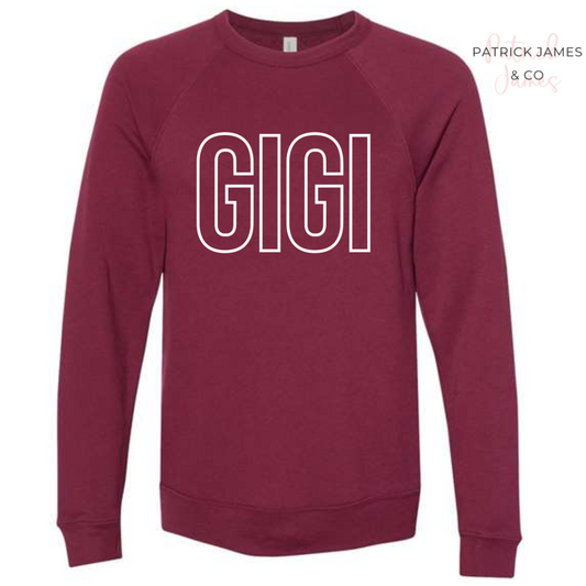 Gigi Outline Crewneck Sweatshirt