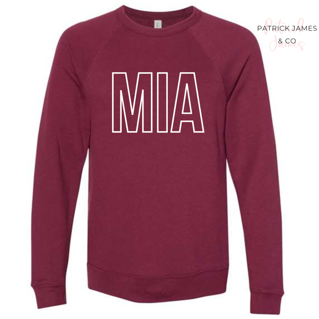 Mia Outline Crewneck Sweatshirt