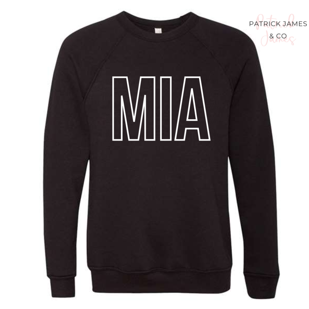 Mia Outline Crewneck Sweatshirt