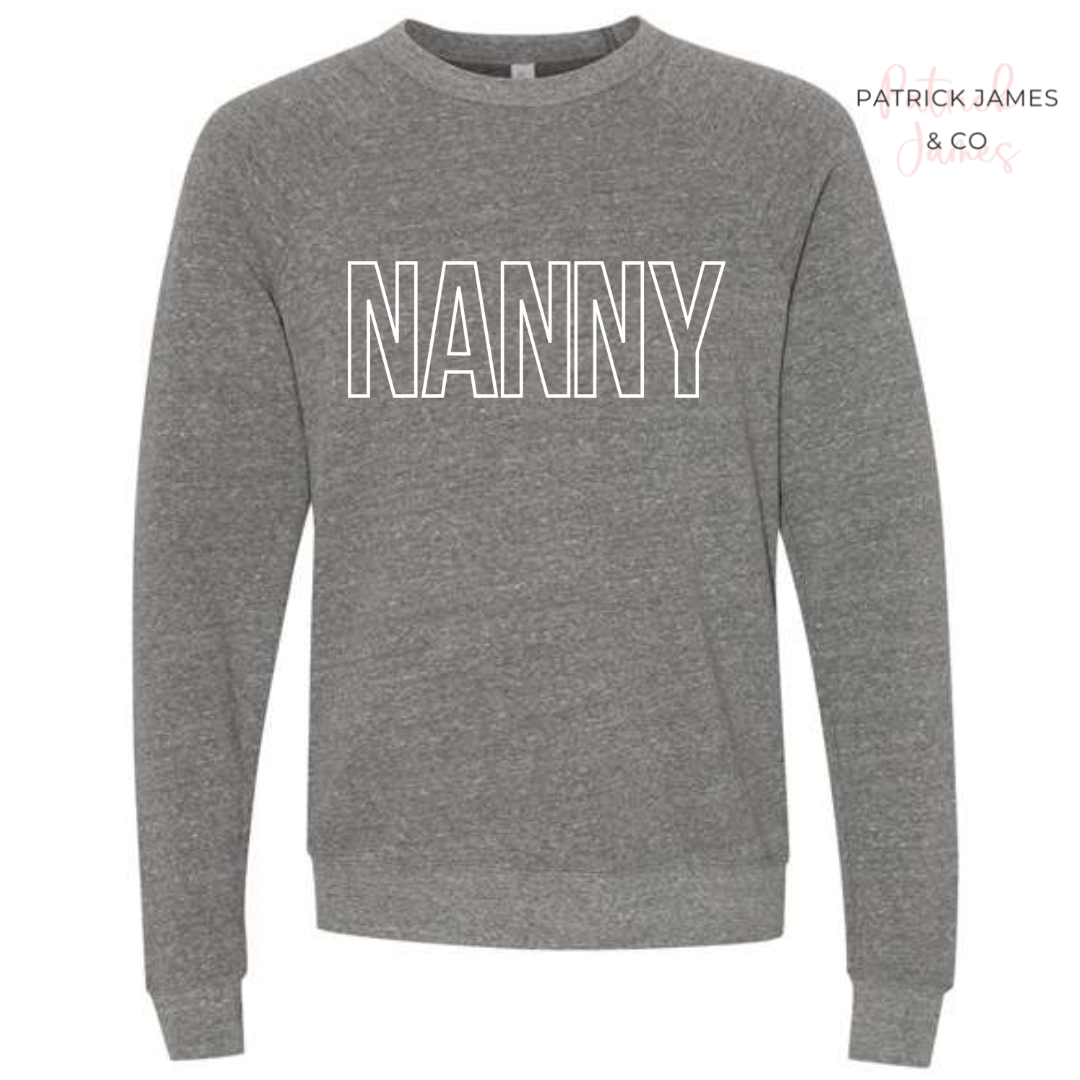 Nanny Outline Crewneck Sweatshirt