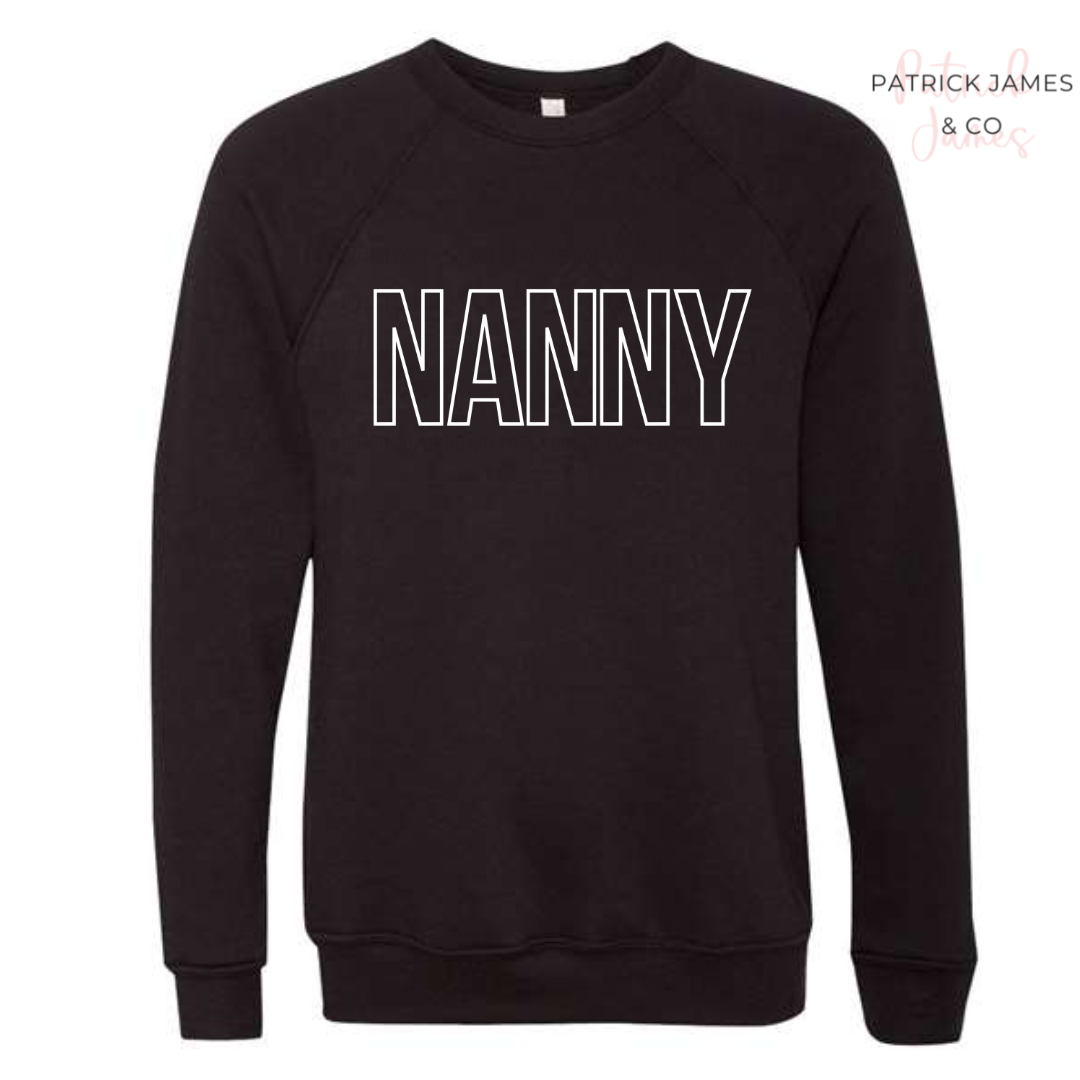 Nanny Outline Crewneck Sweatshirt