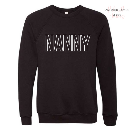 Nanny Outline Crewneck Sweatshirt