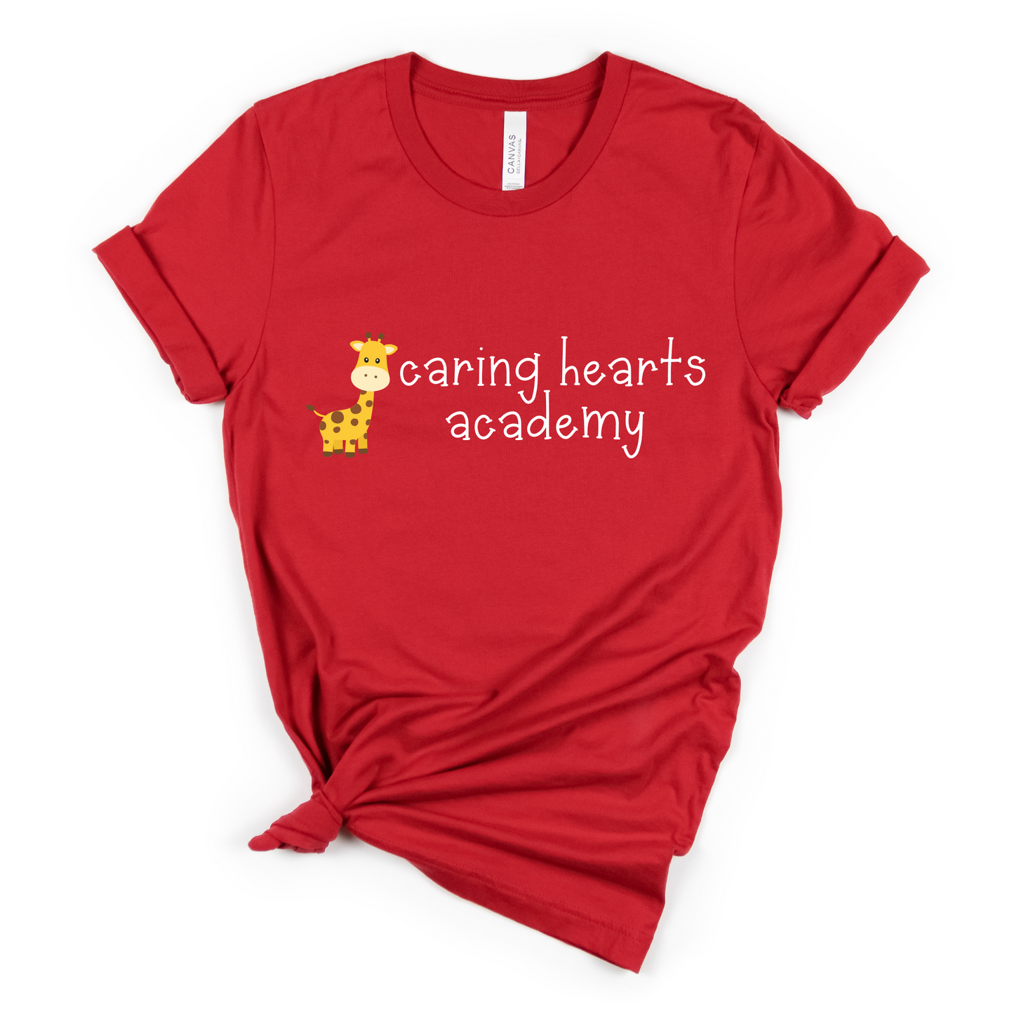 Caring Hearts Academy - Small Font- Short Sleeve