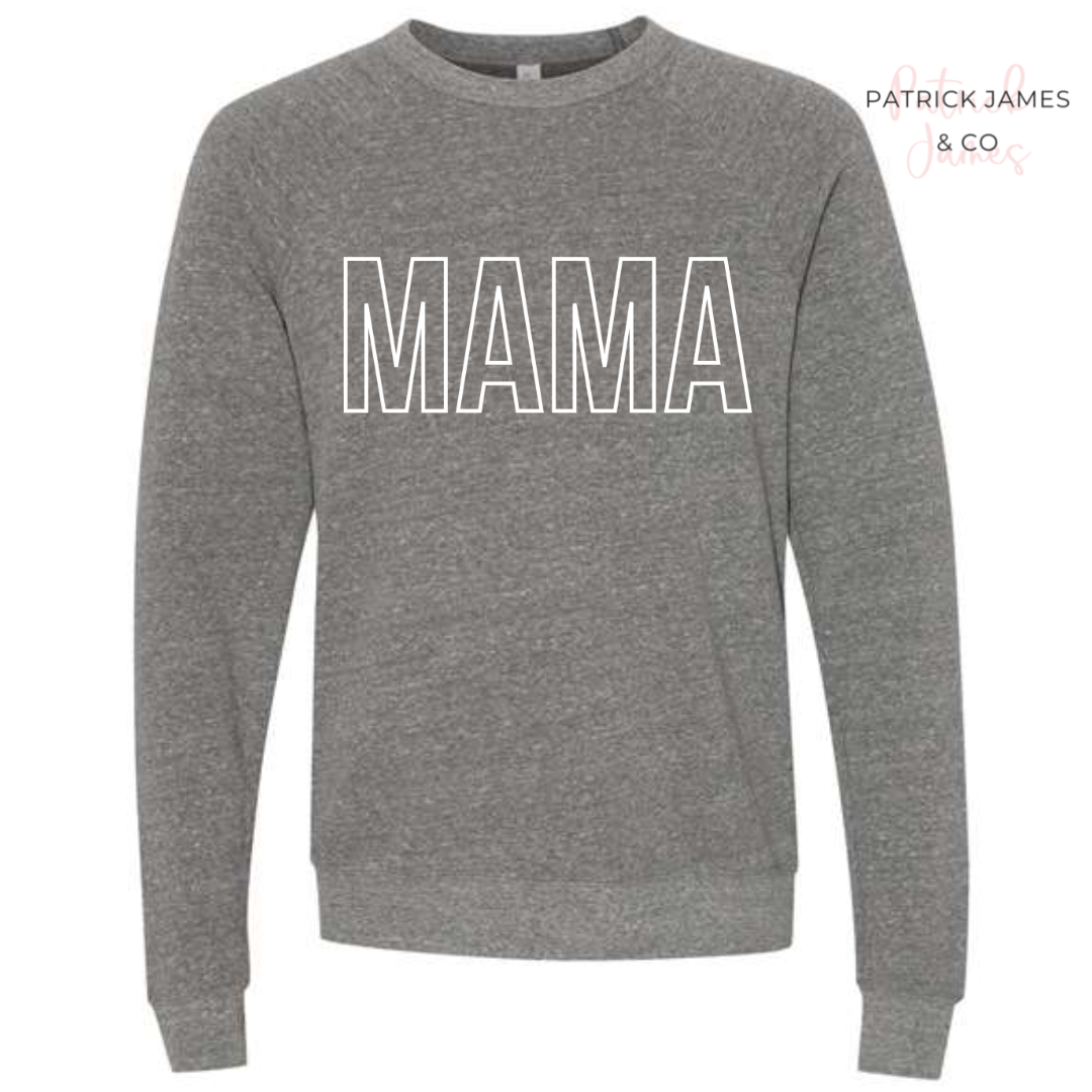 Mama Outline Crewneck Sweatshirt