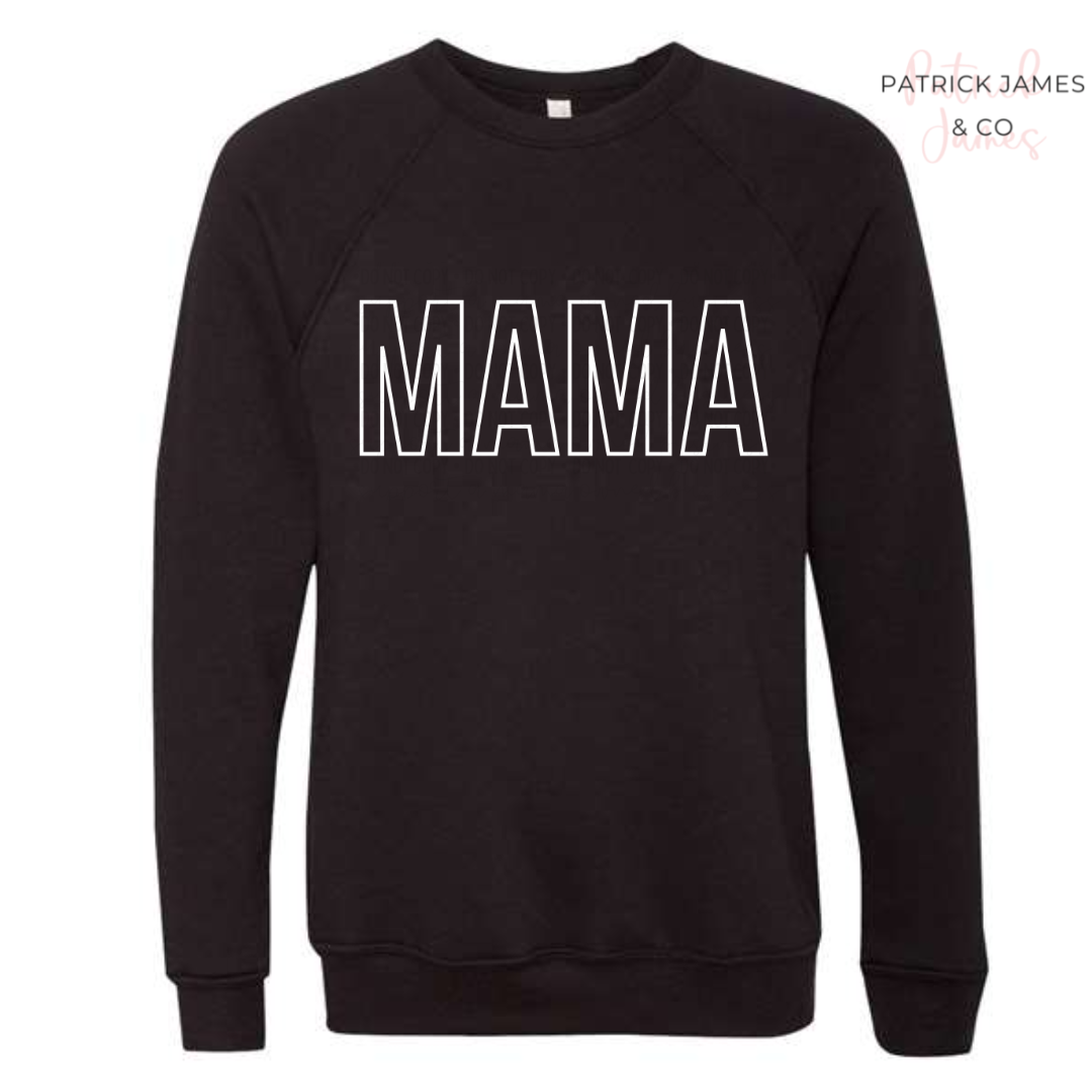 Mama Outline Crewneck Sweatshirt
